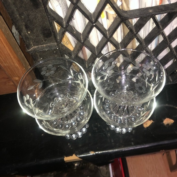 Vintage 1950s Anchor Hocking boo pie Ball laurel leaf glasses - Picture 7 of 8
